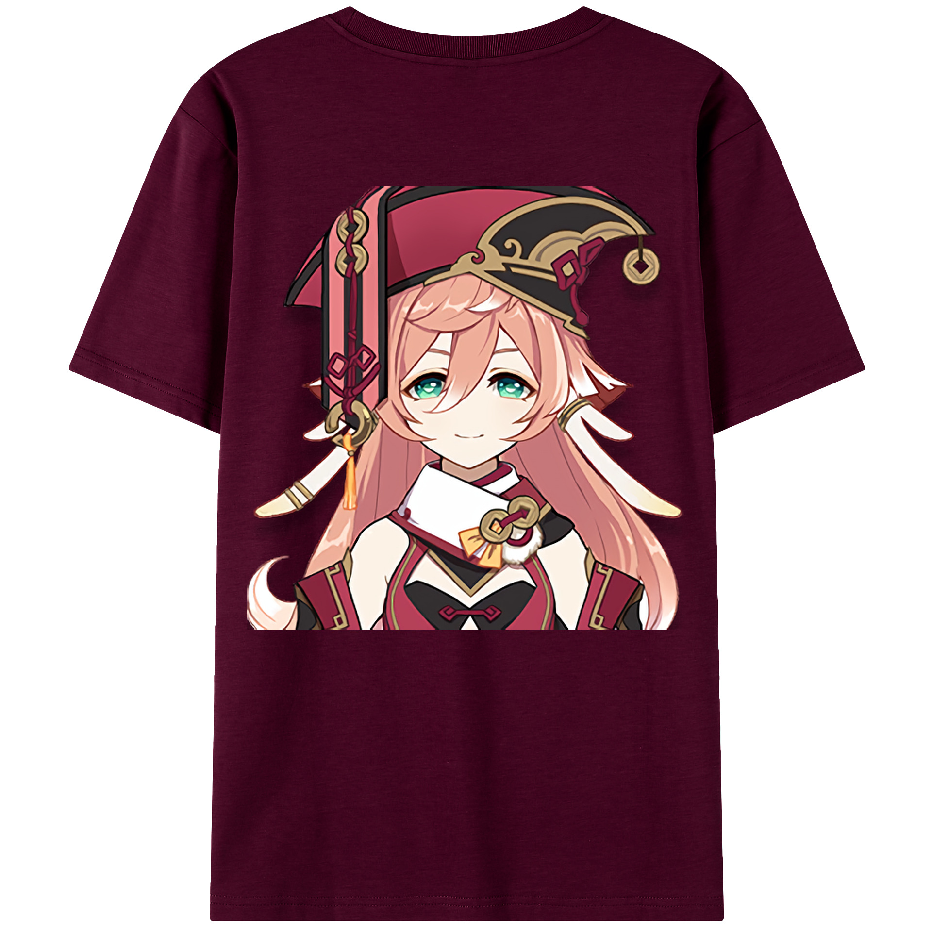 げんし神 ヤンフェイ genshin Yanfei レディース半袖Tシャツ(バックプリント)